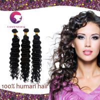 Brazilian virgin hair 100% human hair extension for north face and black women deep wave