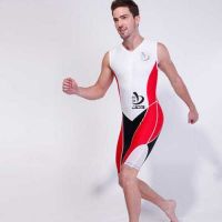 Job Professional Men's compress 1-piece Lycra Triathlon suit Trisuit  swimming suit  cycling wear