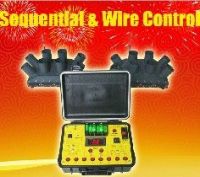 16 channels wire control stage special effects fireworks firing system with salvo and sequential fire function