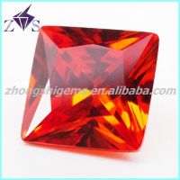 square garnet loose diamond gemstone with factory price
