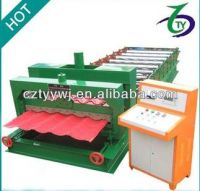 TY automatic glazed tile metal roof panel cold roll forming machine