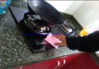 Kitchen cleaning magic eraser