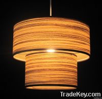 Wood veneer shade