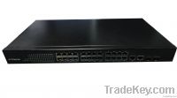 Low prices POE switch with 24 10/100M ports management