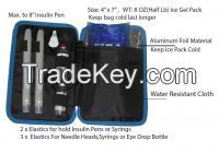 Diabetic Insulin Pen Pocket-for Insulin, Syringes & Sipply Kits ,With Ice Gel Pack Included