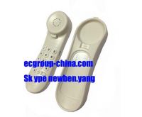 Wall mounted trim line telephone, landline phone for home, office, hotel, manufacturer OEM.
