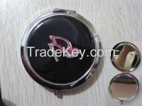Black Epoxy Pocket Mirror LFM2104 Diamonded Sandal Mirror