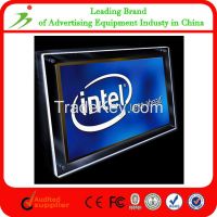 Slim Transparent A3 Advertising Acrylic Led Picture Frame Light Box
