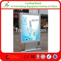 Stainless Steel Frame Advertising Led Custom Scrolling Light Box Display