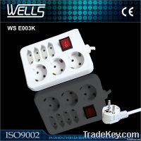 German Type Power Extension Socket Outlet