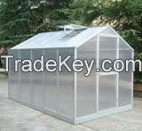 Plastic film multi span agricultural greenhouse for sale