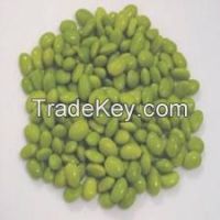 Frozen green soybean kernel
