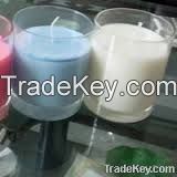 100% Paraphin Wax White Candle