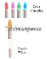 Battery operated Moving wicked led flameless luminara candle wholesale