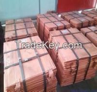 125KG PER SHEET copper cathode plate