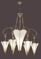 Classical Cooper Chandelier in Living room for 008-2472-PL