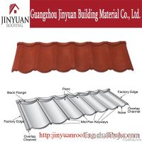 Executive stone coated metal roofing tile