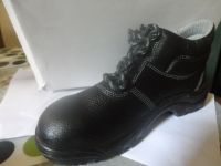 Industrail leather safety shoes