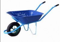 Wheelbarrow with Pb-free/UV-resistant, Powder Coating and Heavy-duty Metal Tray