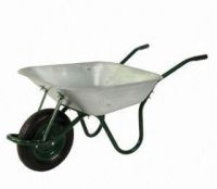 Wheelbarrow with Heavy-duty Metal Tray and 60L Water Capacity