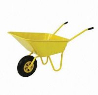 Wheelbarrow with Heavy Duty Metal Tray and 80L Water Capacity