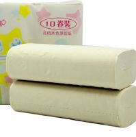 100% Non-wood fiber,unbleached,food-grade toilet paper used for Maternal and infant 
