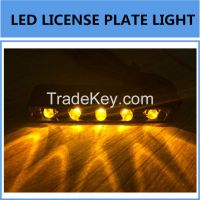 Red Yellow Blue Green White Color 5 LED License Plate Number Light for Motorcycles&amp;Cars