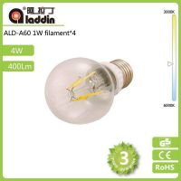 led filament A60 4*1w filament led light
