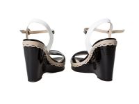 Ibiza Black Leather Sandal