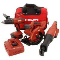 Hilti 18-Volt Lithium-Ion SFH, WSR and SCW 18-Amp Combo Kit (3-Tool) - topworldstore.com