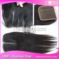 Hot New Product Three Parting Virgin Hair Silk Lace Closure