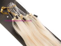micro ring loop Remy human hair extensions wholesale