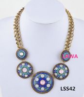 Hot sale high quality fashion girl  handmade  necklace LSS42