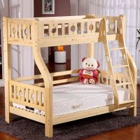 Solid wood children bed