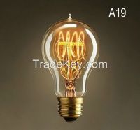 Retro Edison incandescent light bulb