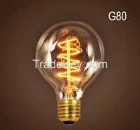 G80 Retro Edison incandescent light bulb
