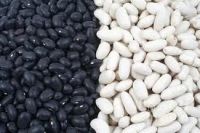 Malaysian white and black beans