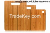 Three Cross-Layer Bamboo Cutting Board Set - 3 Cross Bamboo Layers