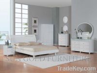 wooden bedroom furniture (bed, wardrobe, dresser)