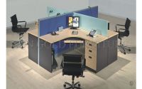 Modern Simple 4 Person Seat Office Partition