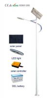 CE ISO TUV RoHS solar LED street light 5m 20w