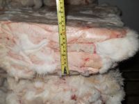 Raw rabbit fur