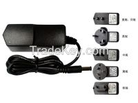 12V1A battery charger, 12v1A adapter