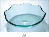 Easily Clean Glass Basin(DJ36, home furniture)   bathroom glass basin