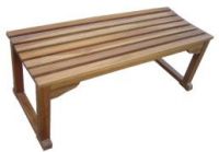 Backless bench