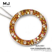 fashion stainless steel charm necklaces