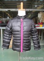 Goose down cotton jacket of the girls