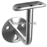 stainless steel inxo v2a suuport for handrail railing stair