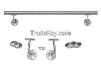 stainless steel inox v2a handrail indoor