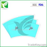 custom logo printed pe coated paper with cheap price